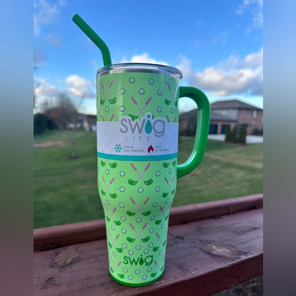 Swig Life mega mug NWT golf